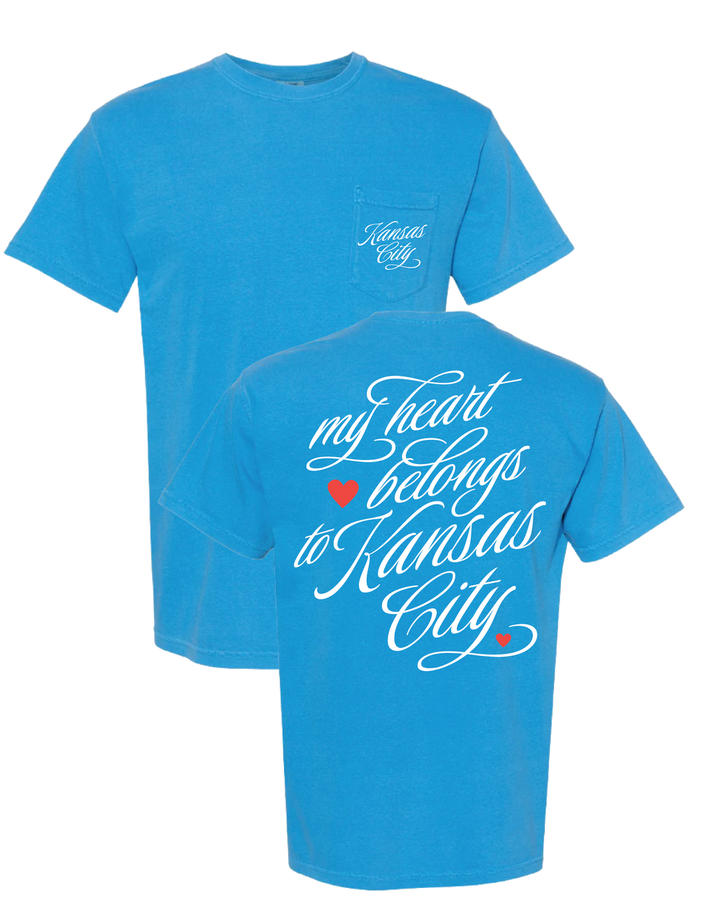 My Heart Belongs to KC Pocket Tee