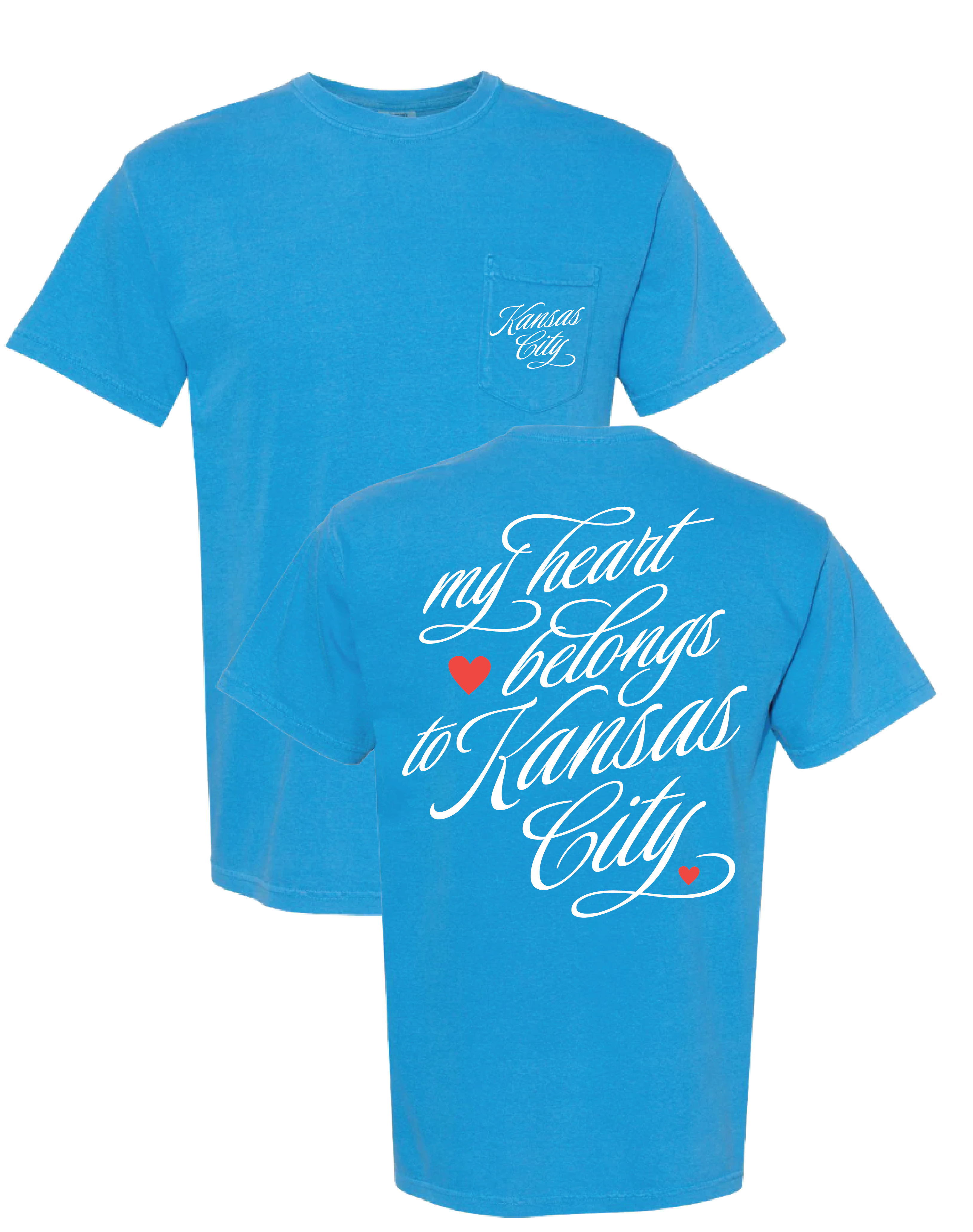 My Heart Belongs to KC Pocket Tee