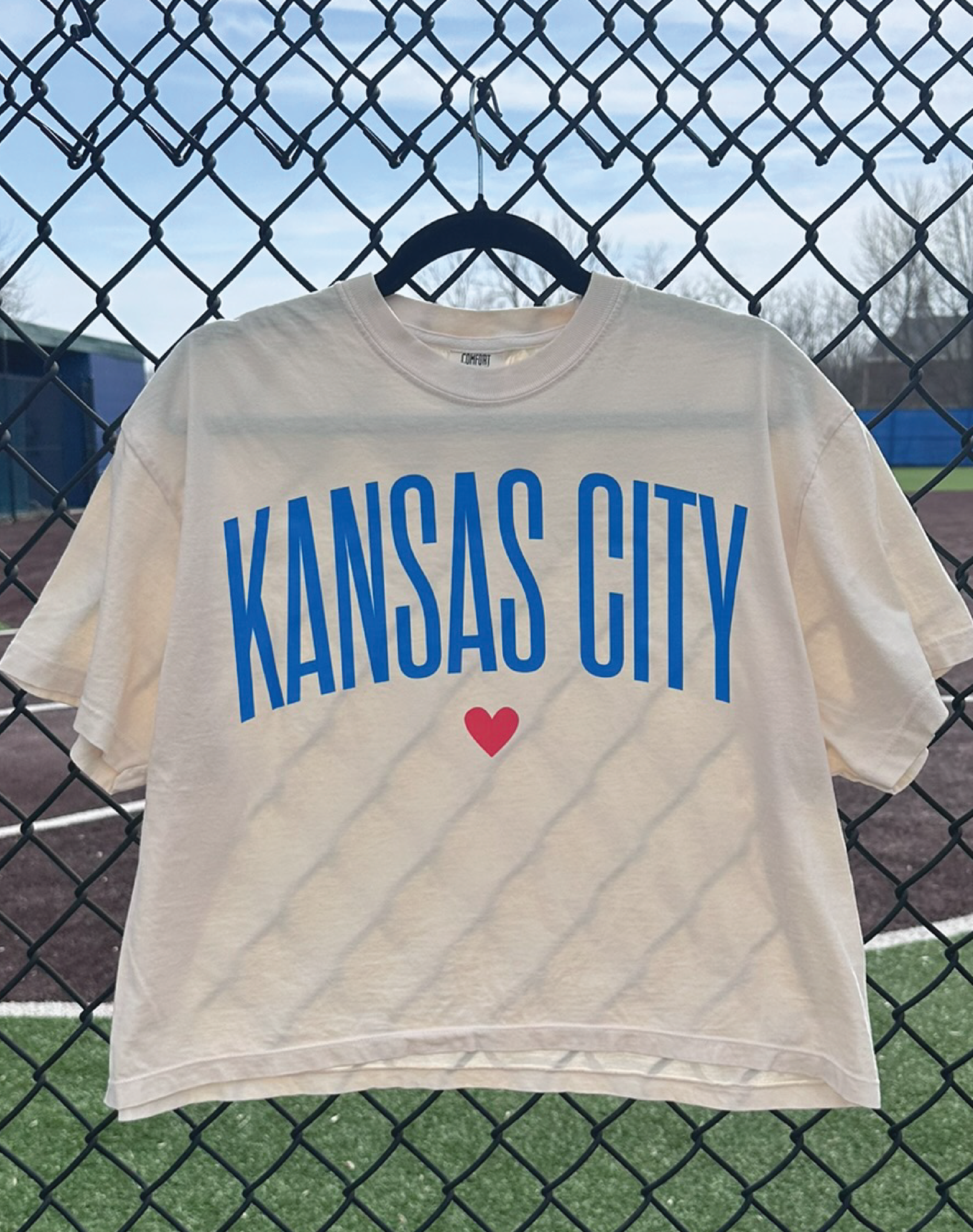 Kansas City Heart Slightly Cropped Tee