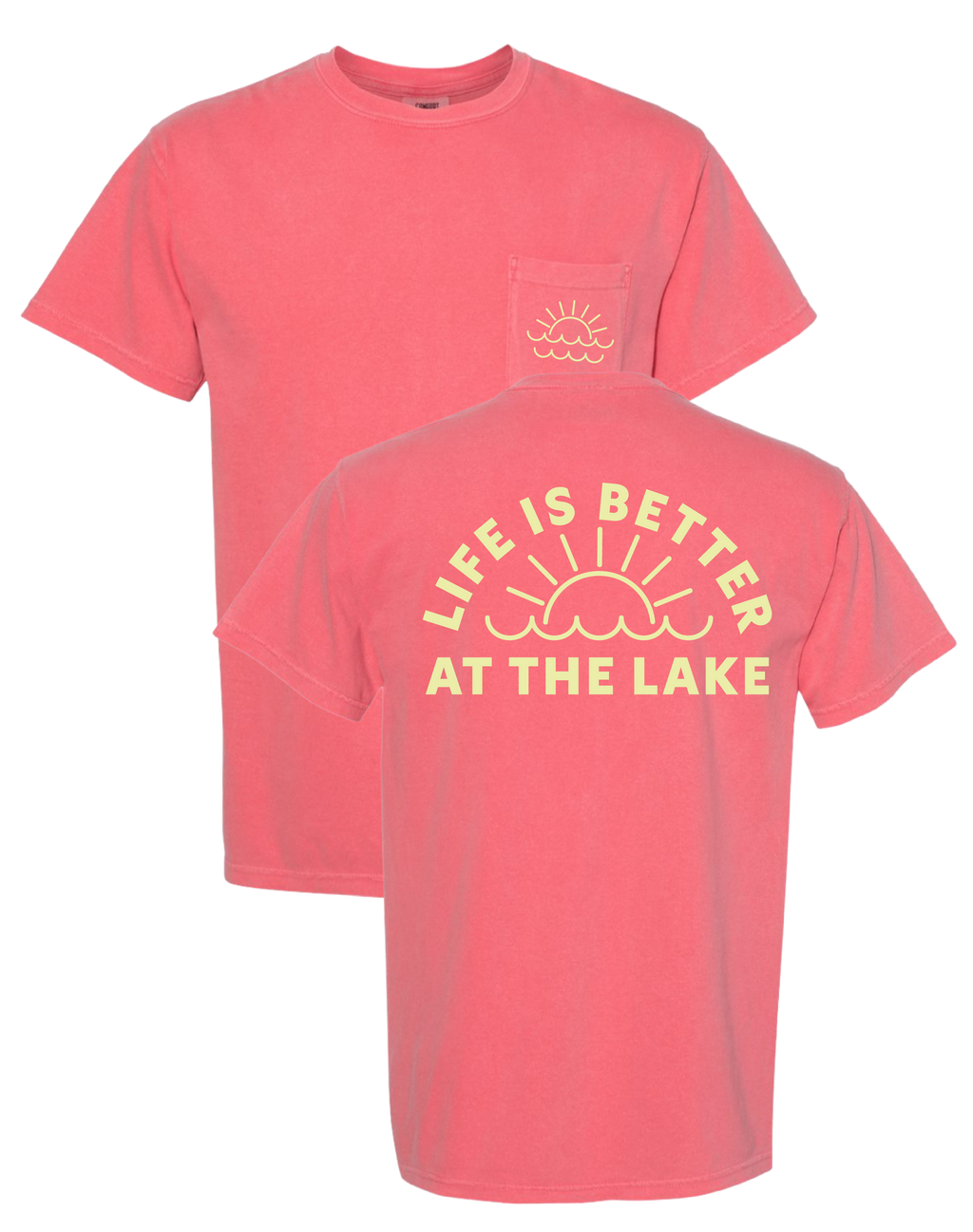 Life Is Better At The Lake Pocket Tee