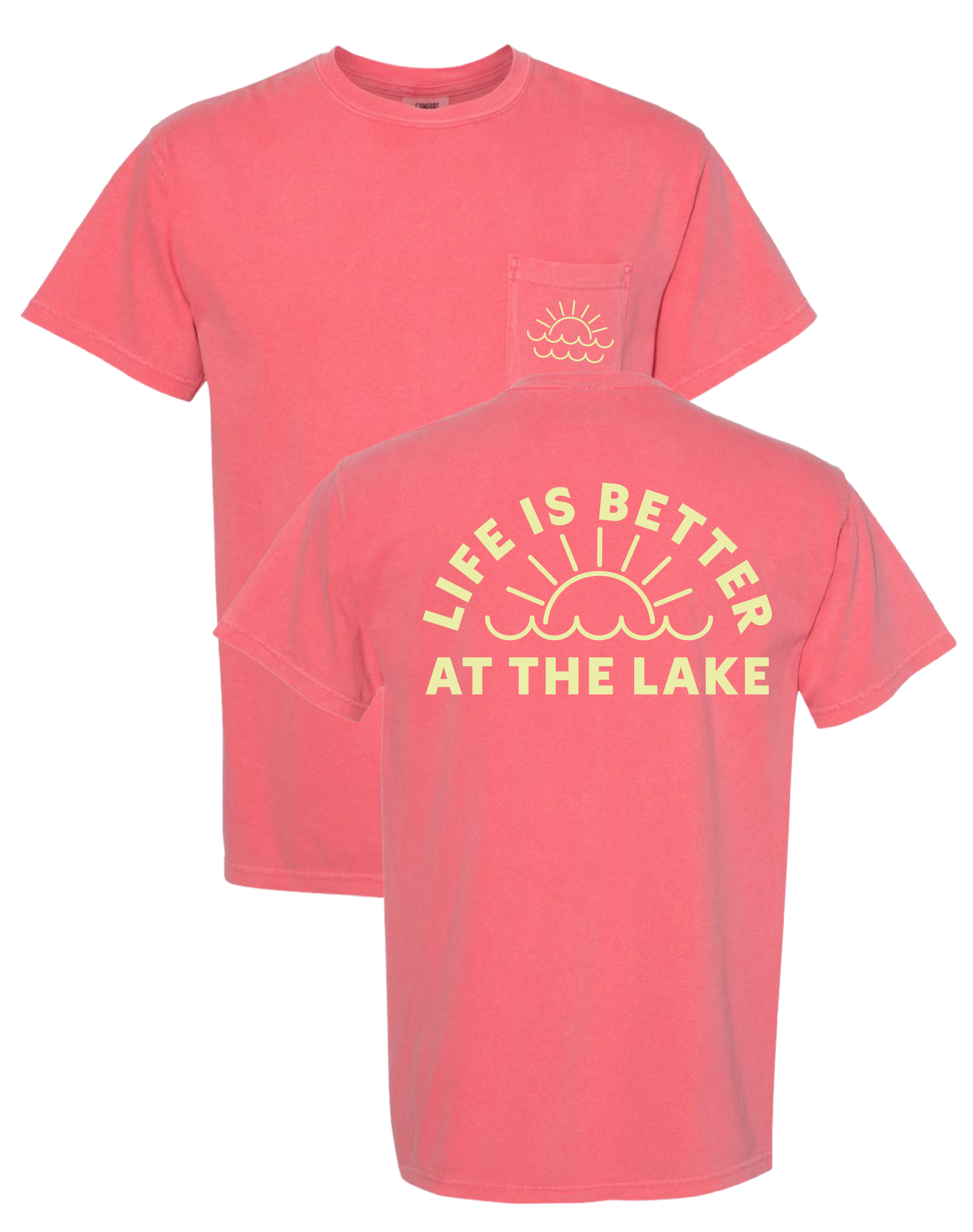 Life Is Better At The Lake Pocket Tee