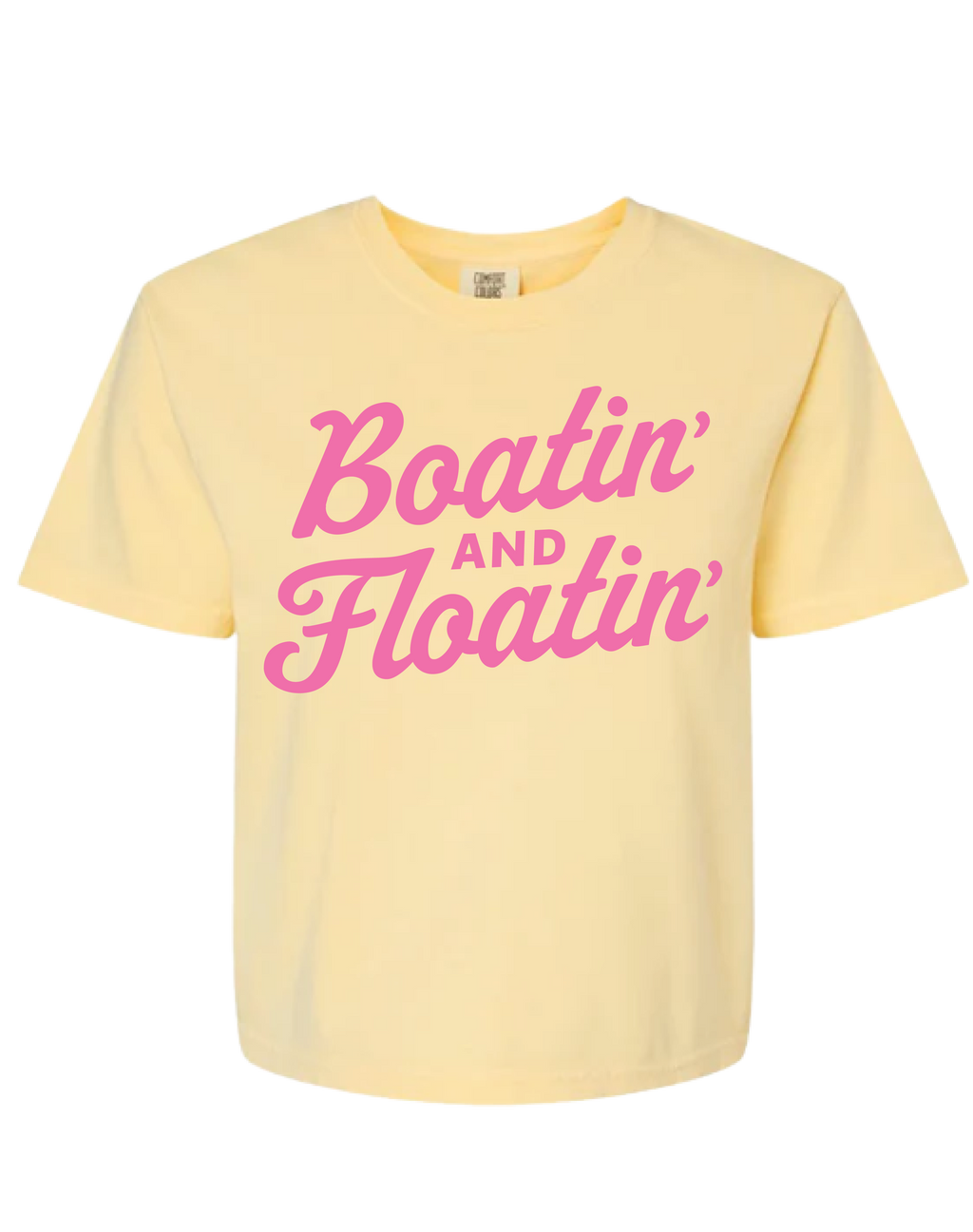 Boatin' & Floatin' Slightly Cropped Tee