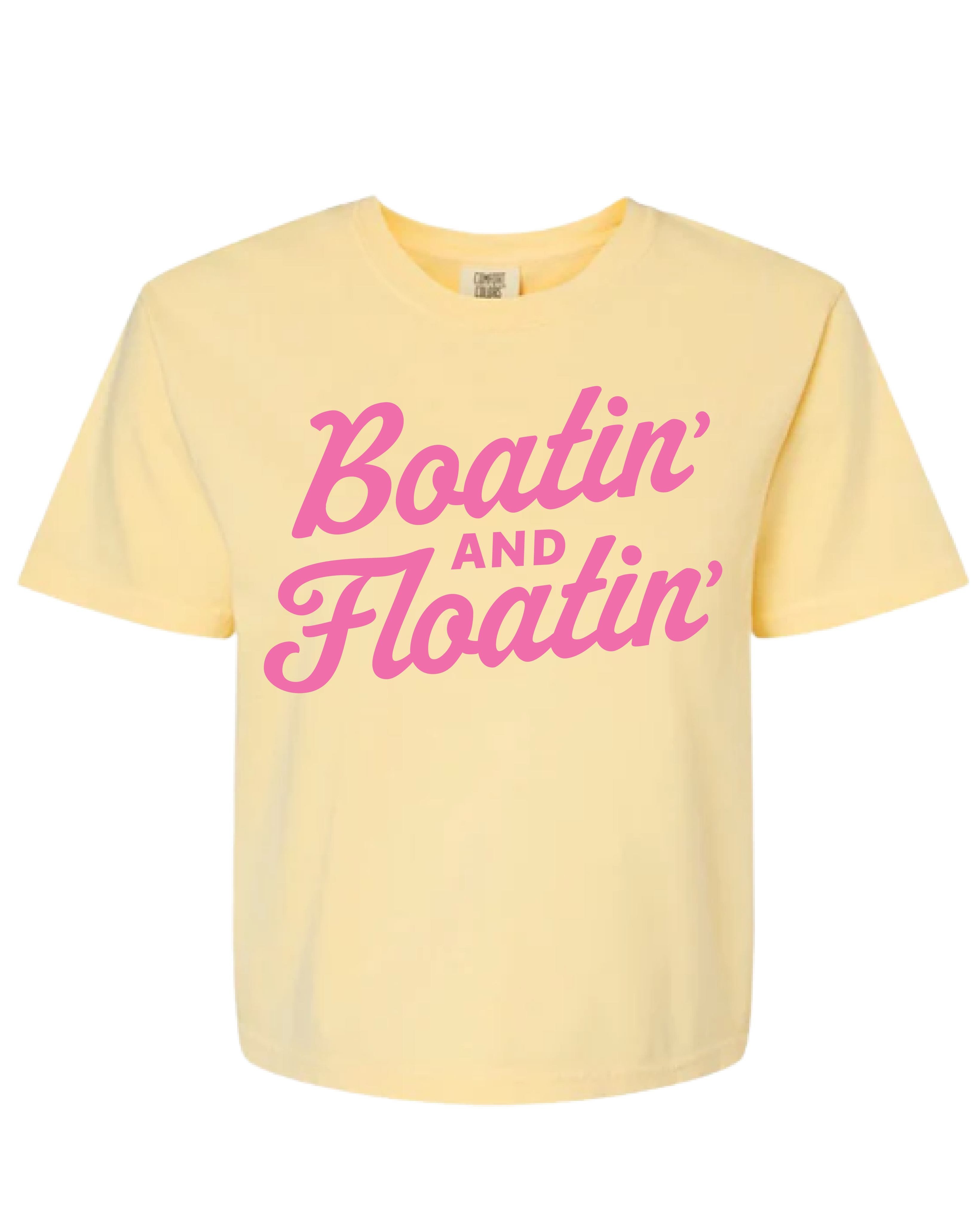 Boatin' & Floatin' Slightly Cropped Tee