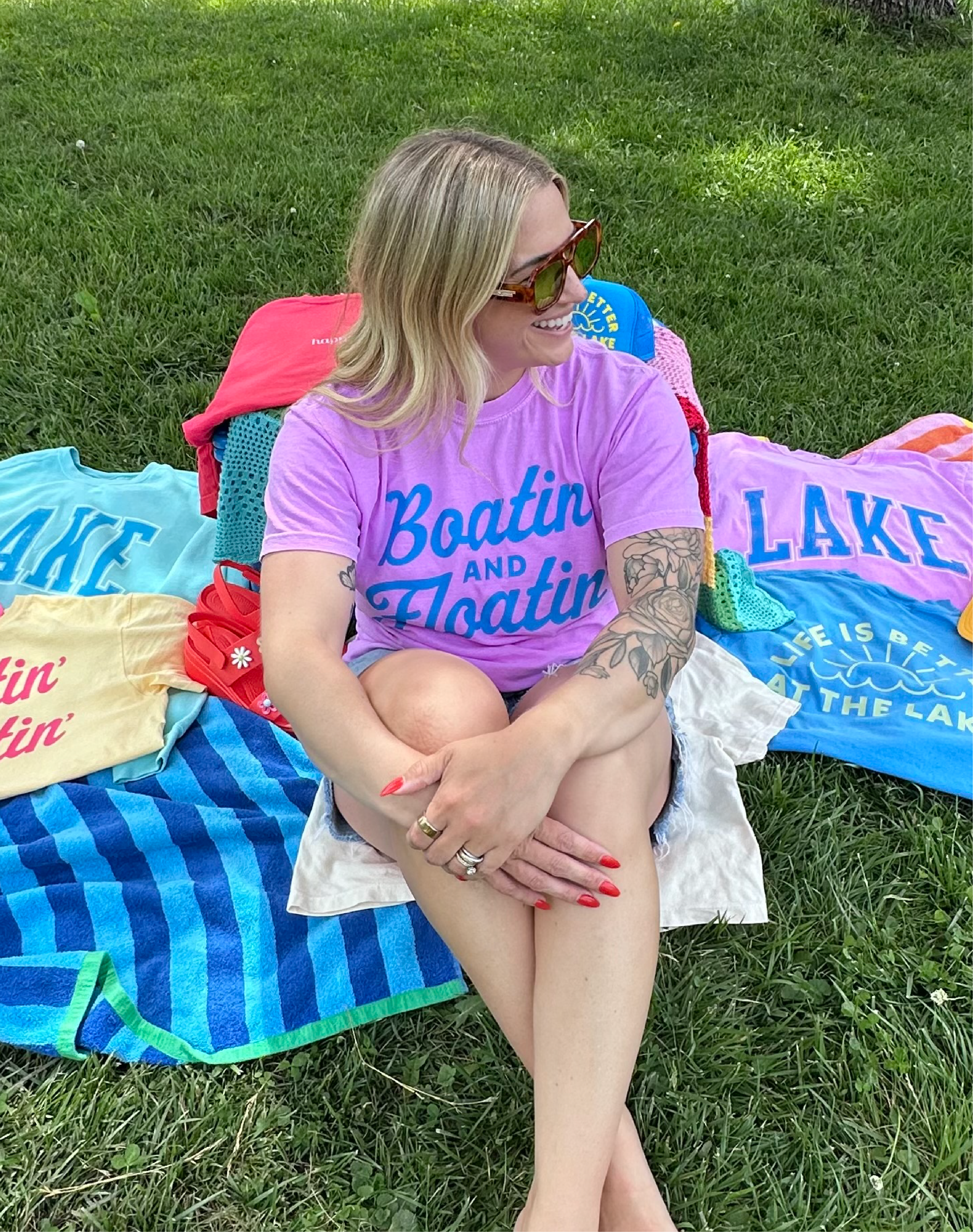 Boatin' & Floatin Tee