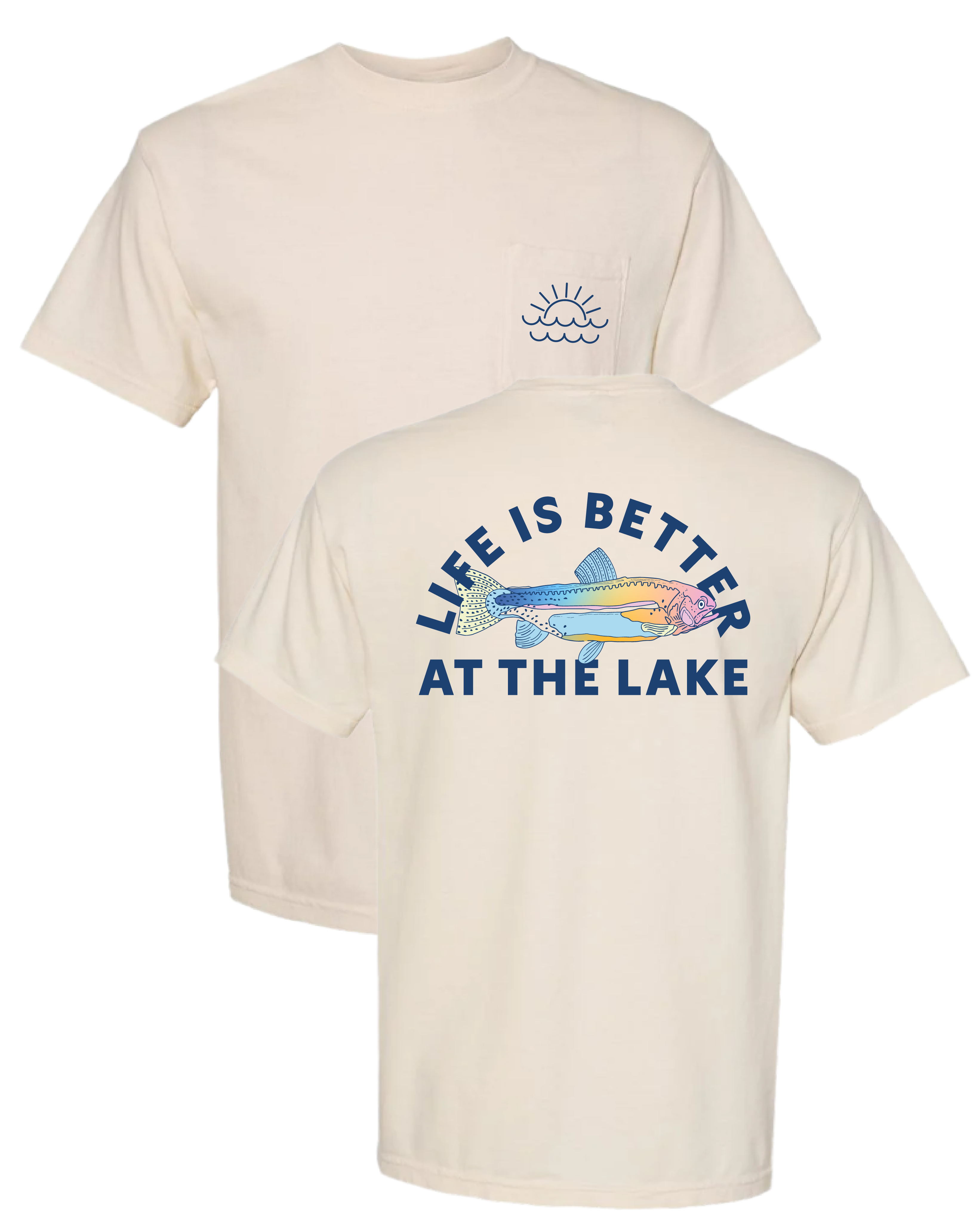 Life Is Better At The Lake Pocket Tee