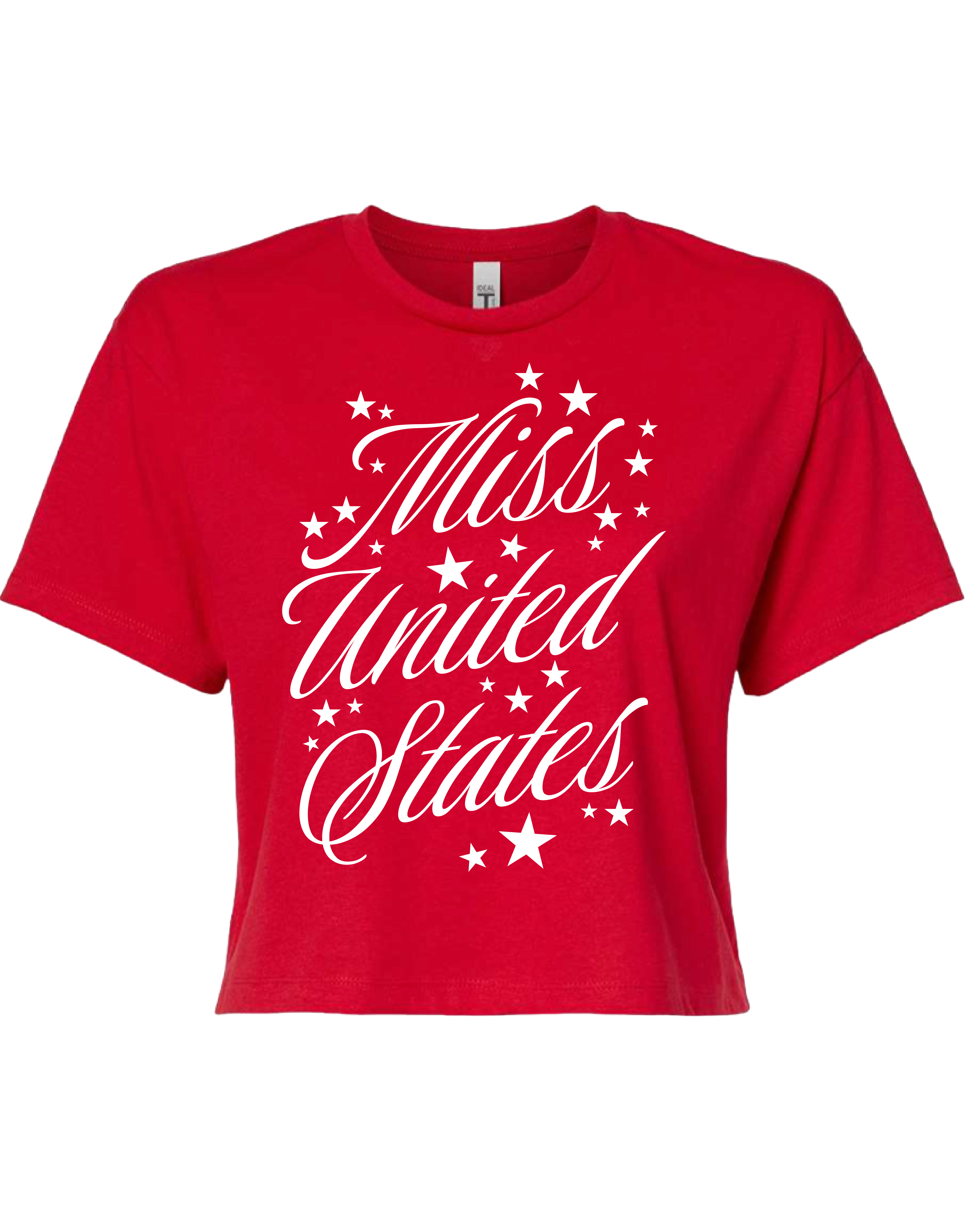 Miss United States Crop Tee