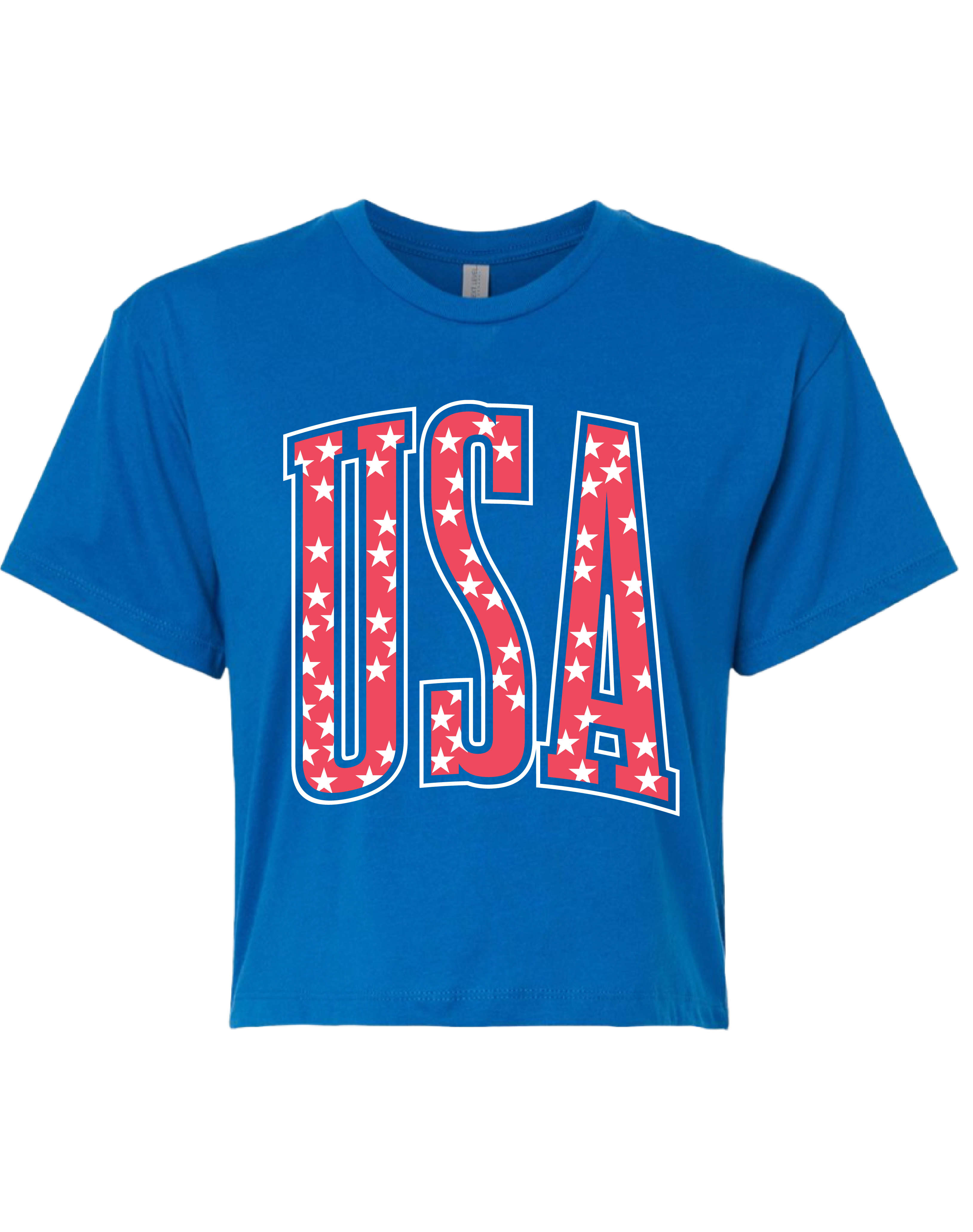 USA Crop Tee