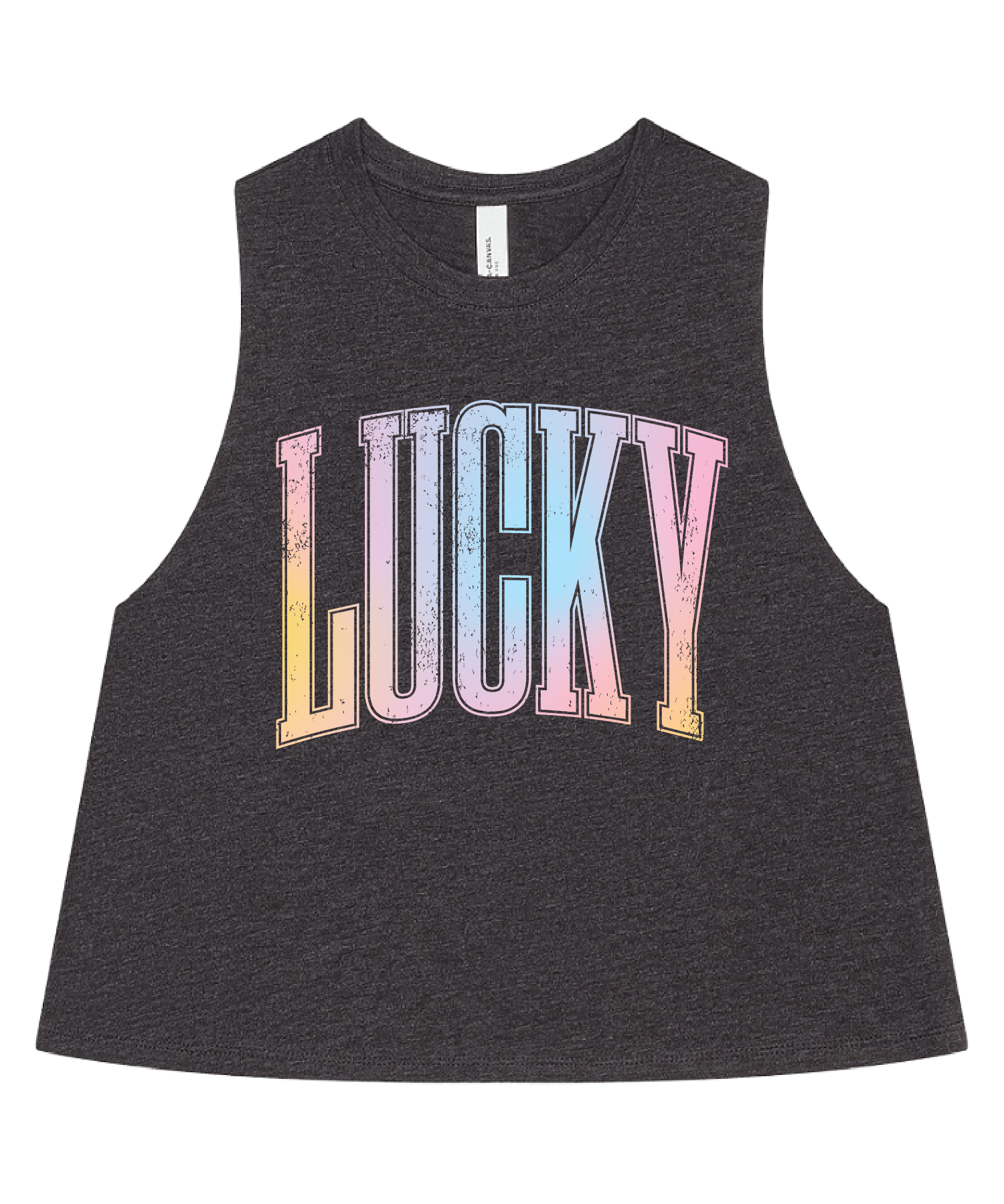 Rainbow Lucky Cropped Tank
