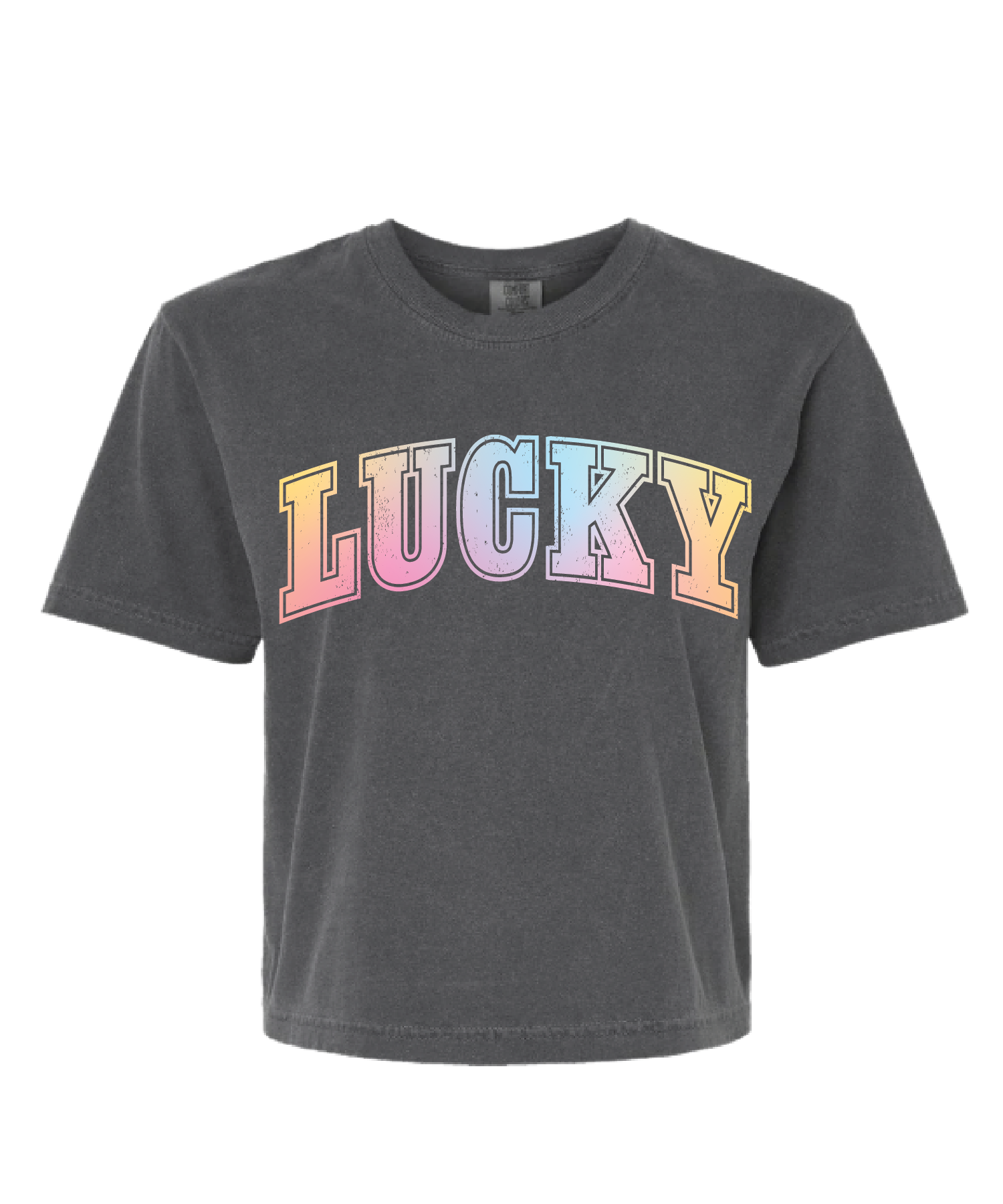 Rainbow Lucky Slightly Cropped Tee