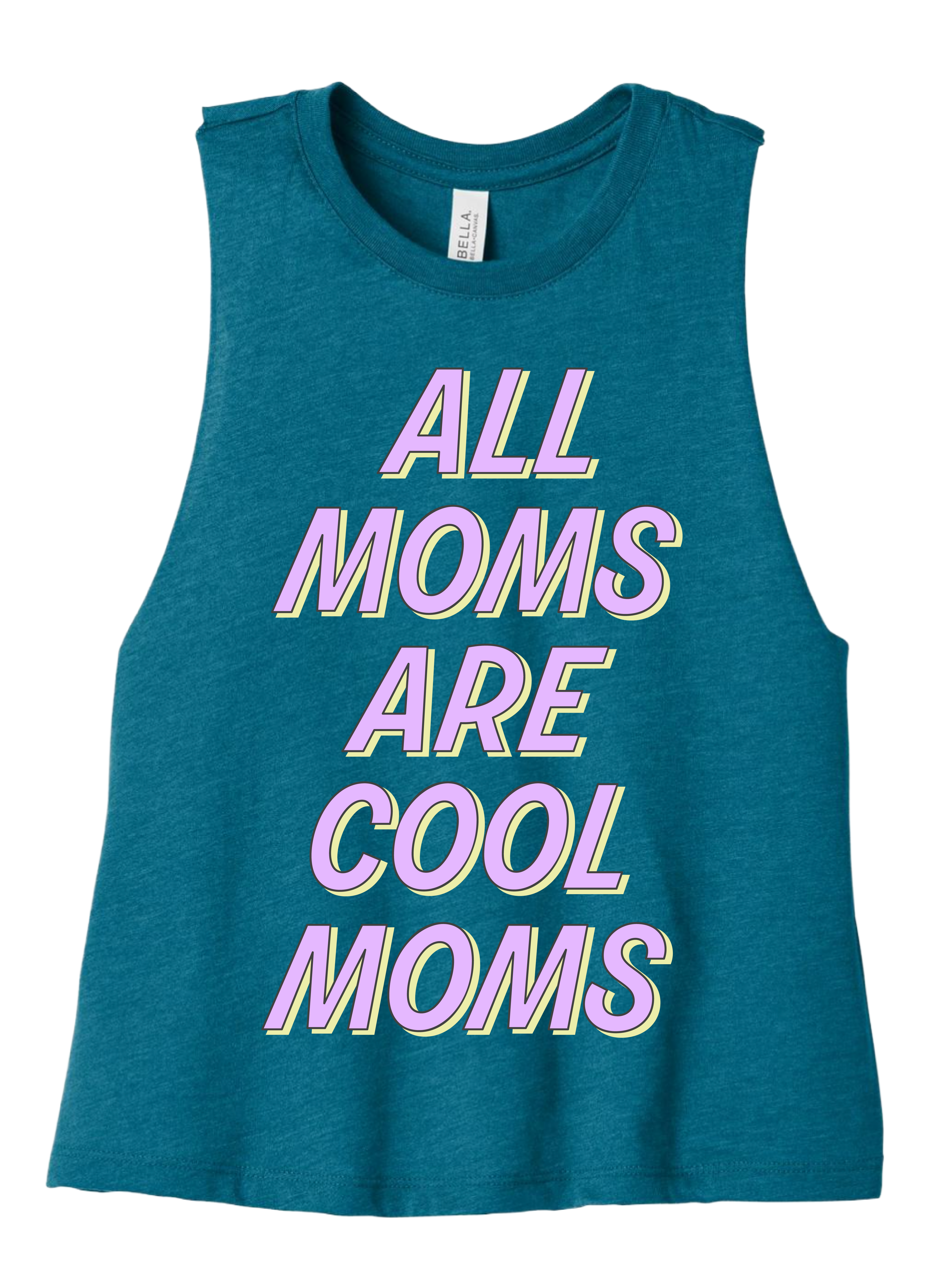 PRE-ORDER: All Moms are Cool Moms Slightly Cropped Tank