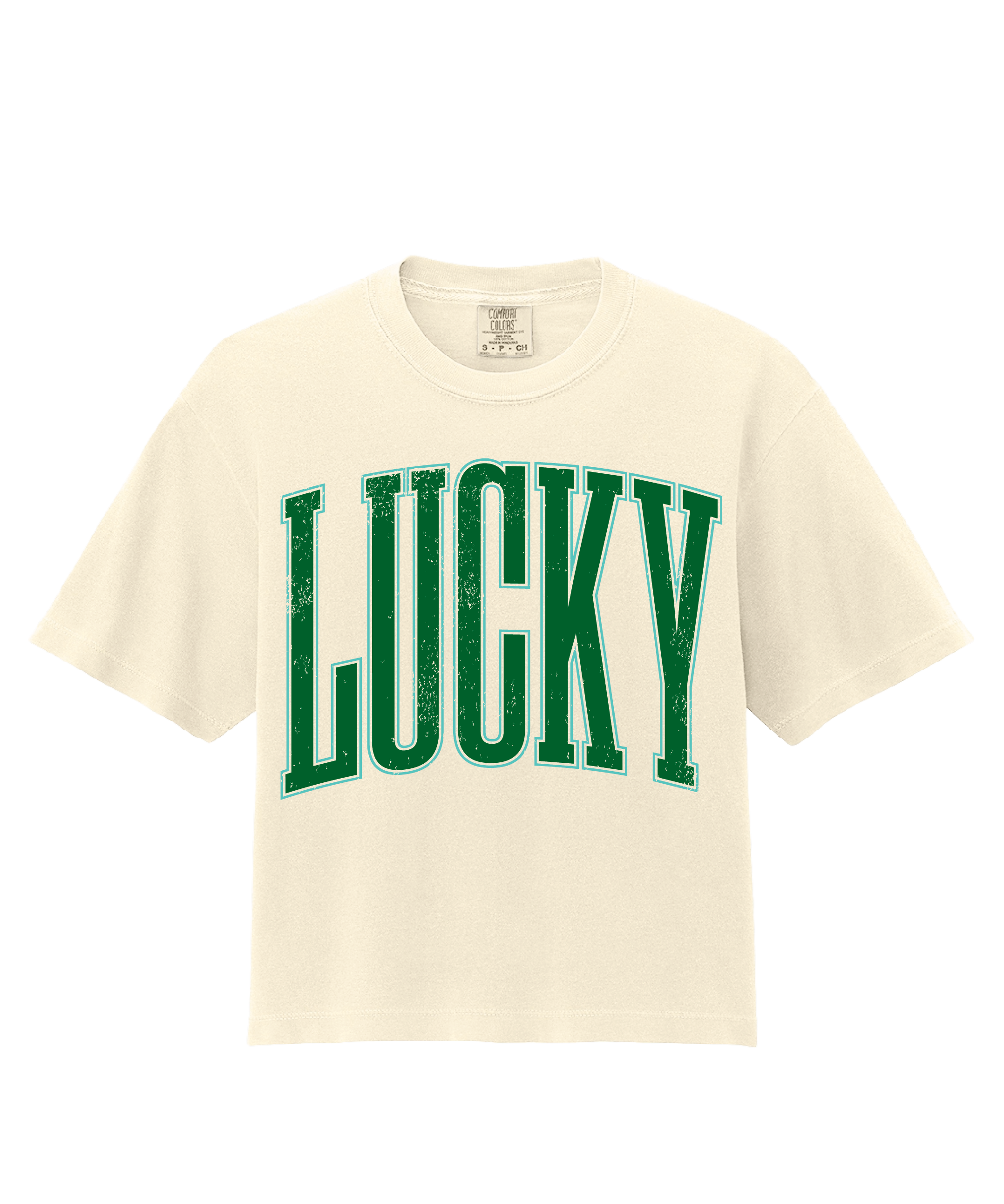 Lucky Slightly Cropped Tee