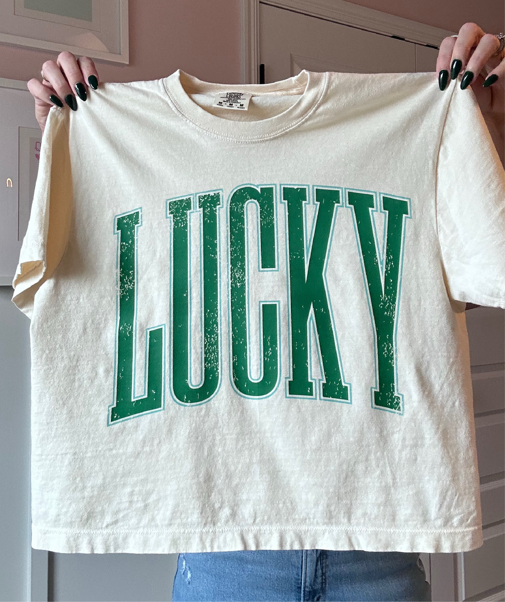 Lucky Slightly Cropped Tee