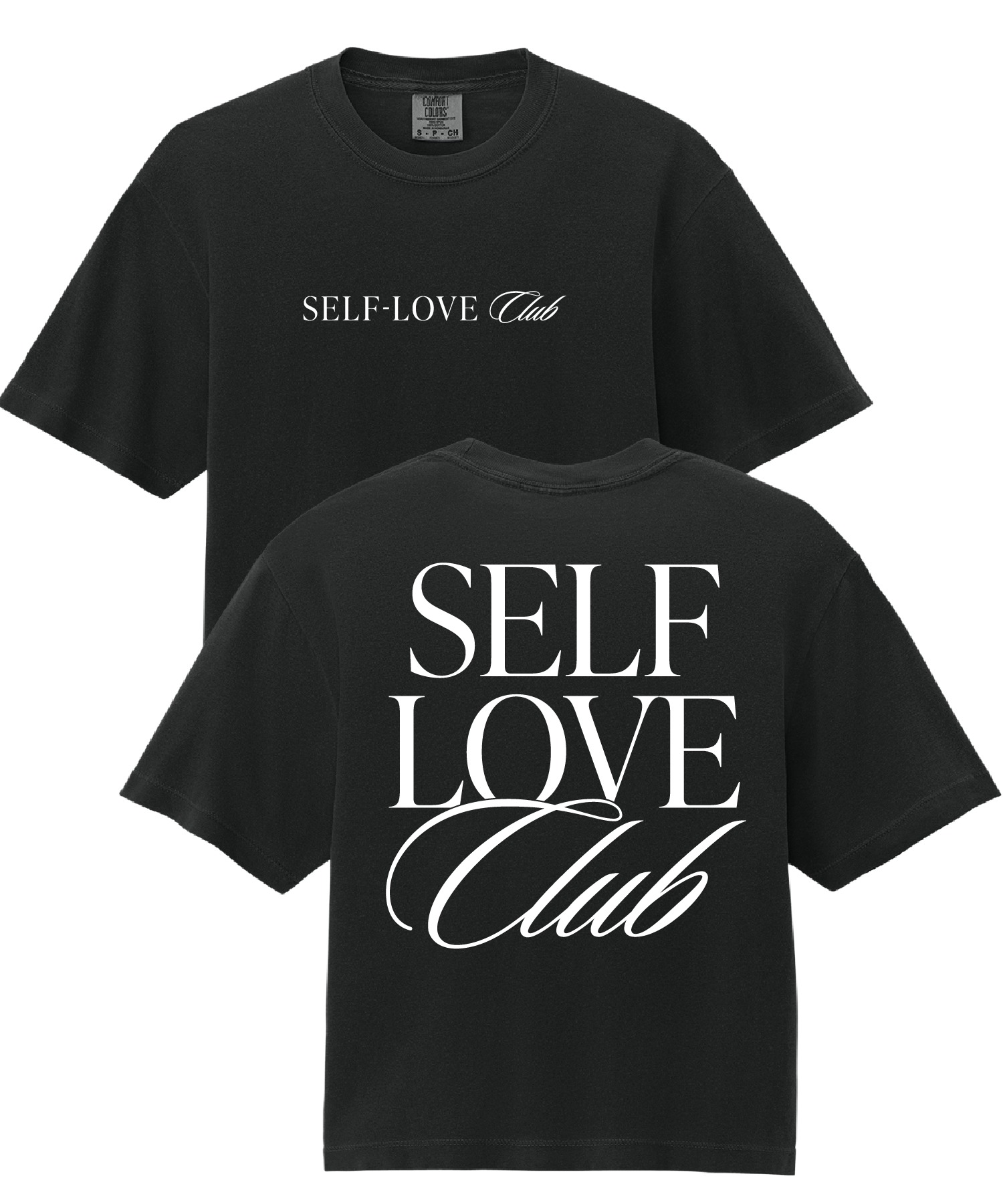 Self-Love Club Slightly Cropped Tee